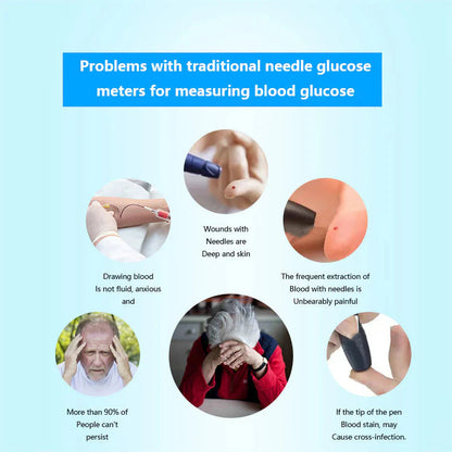 🏆2026 Latest Non‑Invasive Glucose Monitor – Needle‑Free Health Tracking