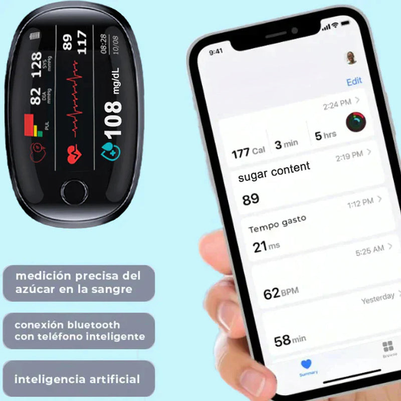 🏆2026 Latest Non‑Invasive Glucose Monitor – Needle‑Free Health Tracking