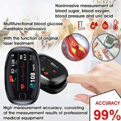 🏆2026 Latest Non‑Invasive Glucose Monitor – Needle‑Free Health Tracking